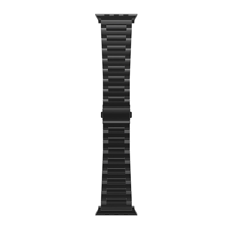 Rynx | For Apple Watch SE 2022 44mm I-shaped titanium strap (Black)