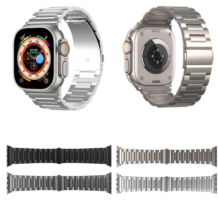 Rynx | For Apple Watch Series 9 45mm I-shaped titanium watch strap (Gray)