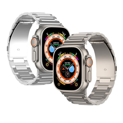 Rynx | For Apple Watch Series 9 45mm I-shaped Titanium Watch Strap (Silver)