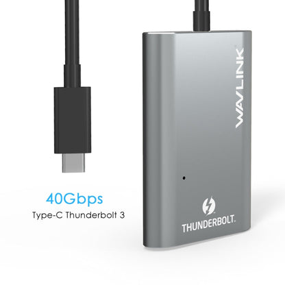 Rynx | WAVLINK UTA21D DP 4K/5K/8K Video Thunderbolt 3 Type-C to Dual DisplayPort Adapter