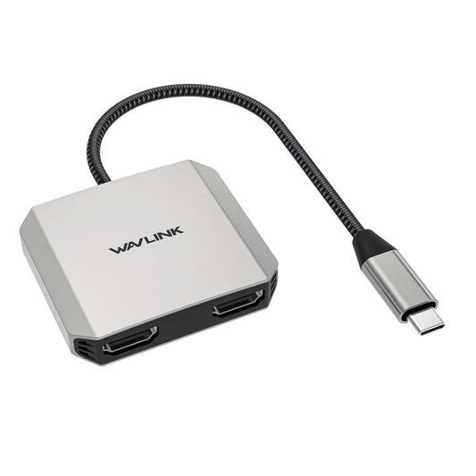 Rynx | WAVLINK WL-UHP510Pro 4K/60Hz Video Converter USB-C Male to Dual HDMI Female Adapter
