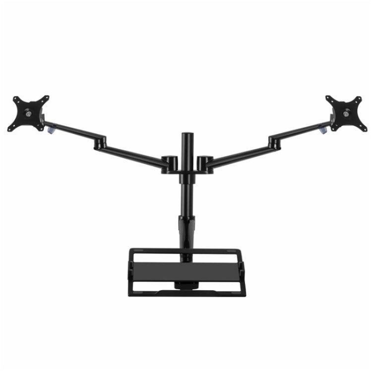 Rynx | OL-10T Clip-on Desktop Stand Dual Computer Monitor Holder Laptop Holder