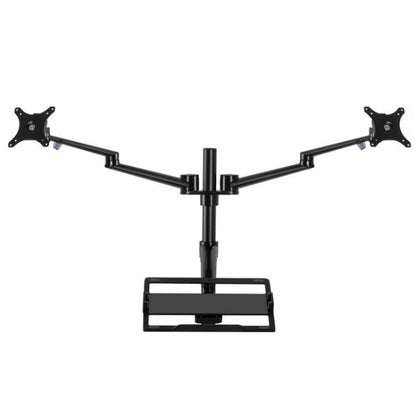 Rynx | OL-10T Clip-on Desktop Stand Dual Computer Monitor Holder Laptop Holder