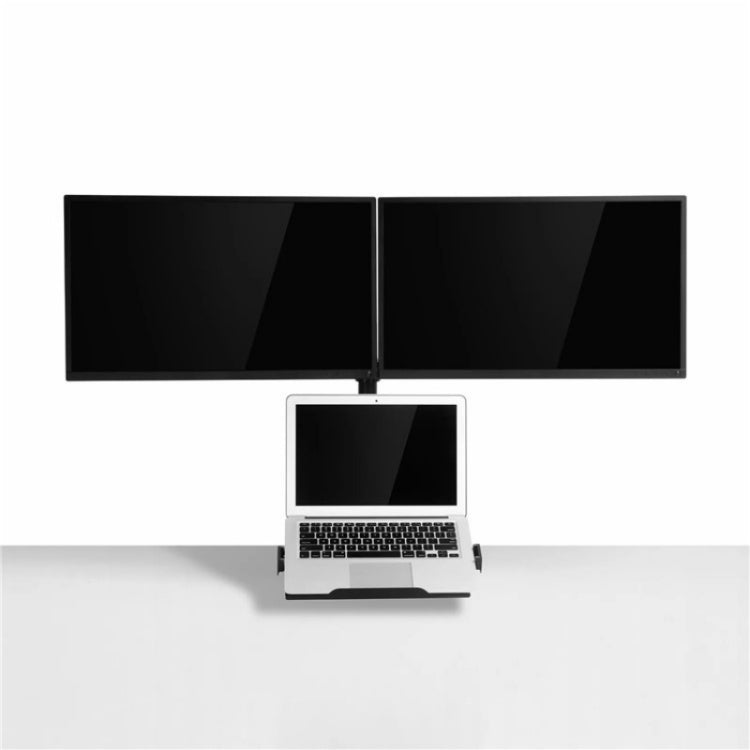 Rynx | OL-10T Clip-on Desktop Stand Dual Computer Monitor Holder Laptop Holder