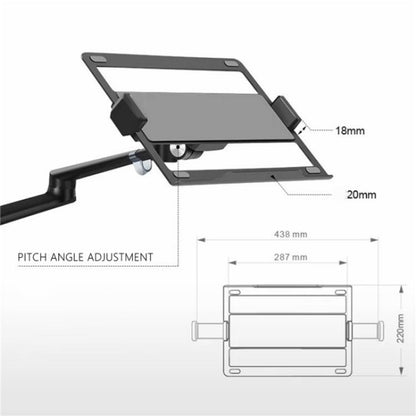 Rynx | OL-10T Clip-on Desktop Stand Dual Computer Monitor Holder Laptop Holder