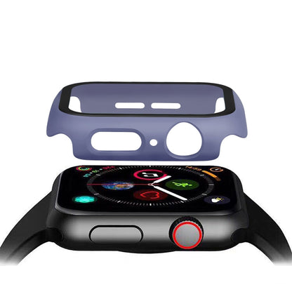 Rynx | ENKAY Hat-prince Full Protection PC Case + Tempered Glass Protection for Apple Watch Series 5 / 4 40mm (Blue)