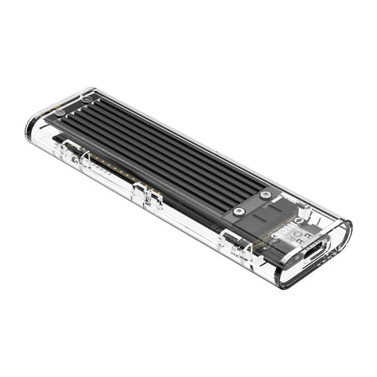 Rynx | ORICO TCM2F-C3 NGFF M.2 Hard Drive Enclosure, tool-free Type-C connection, transparent hard drive box