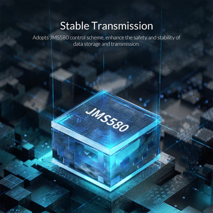 Rynx | ORICO TCM2F-C3 NGFF M.2 Hard Drive Enclosure, tool-free Type-C connection, transparent hard drive box