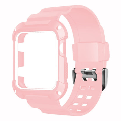 Rynx | For Apple Watch 3 / 2 / 1 Generation 38mm All-In-One Silicone Band (Pink + White)