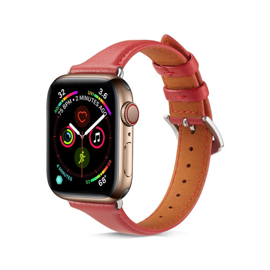Rynx | For Apple Watch 3 / 2 / 1 generations 38mm Universal thin leather band (Red)