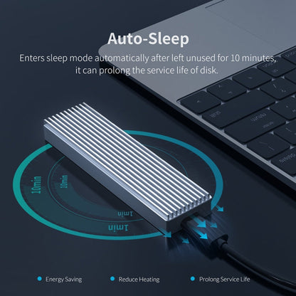 Rynx | ORICO M2PJ NVME M.2 SSD enclosure (Silver)