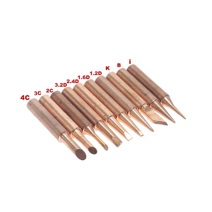 Rynx | 10pcs 900M Soldering Iron Tips Set | Internal Heated Welding Nozzle | Lead-Free Solder Heads for Solder Irons
