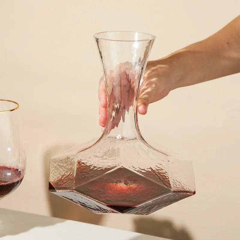 Rynx | Irregular Crystal Glass Wine Decanter