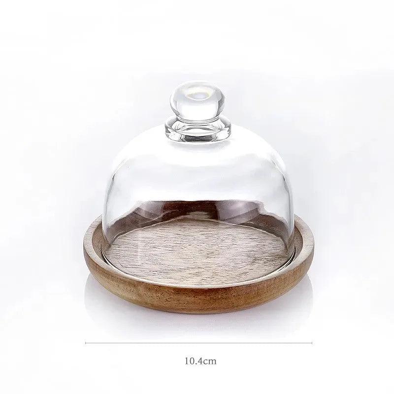Rynx | Stylish eco-friendly glass storage jars with acacia wood lids for chic kitchen organization