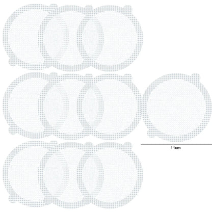 Rynx | Self-Adhesive Shower Drain Hair Catcher - Disposable Mesh Sink Strainer Filter - Cuttable Floor Drain Stickers for Bathroom (10/5m)