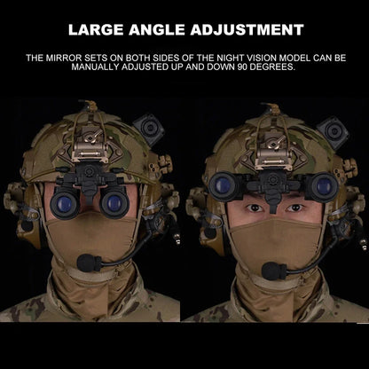 Rynx | AN/PVS31 Dual-Tube Binocular Night Vision Goggles – Dummy Props for Airsoft Helmet, Hunting, and Cosplay Accessories