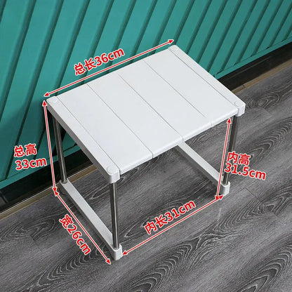 Rynx | Stackable Storage Rack - Wardrobe Layered Partition Rack for Closet Sorting, Telescopic Sink Holder, and Wardrobe Clothing Organization Shelves