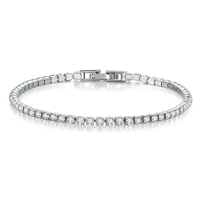 RYNX | Tennis Bracelet – Shine With Attitude: Elegance In Sterling Silver And Hip-Hop Flair!