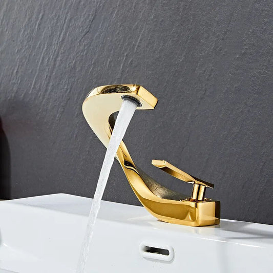 Rynx | Nordic Arch Artistic Deck Mounted Faucet