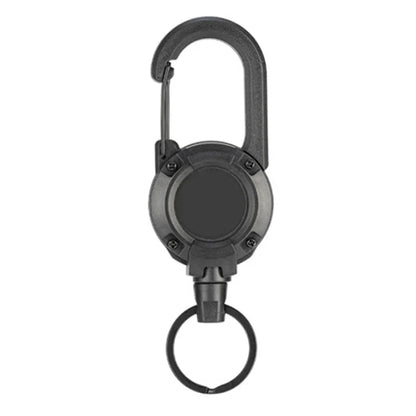 Rynx | Outdoor Retractable Keychain: Wire Rope Reel with Steel Cable Key Ring - Convenient Retractable Tool for Easy Access and Security