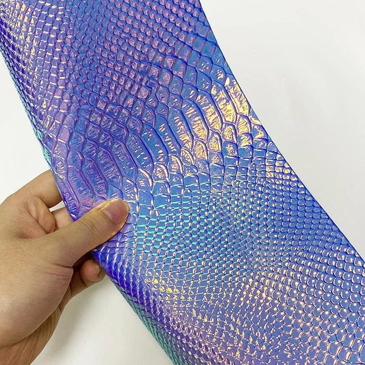 Rynx | Iridescent Dragon Scale Leather for enchanting DIY creations