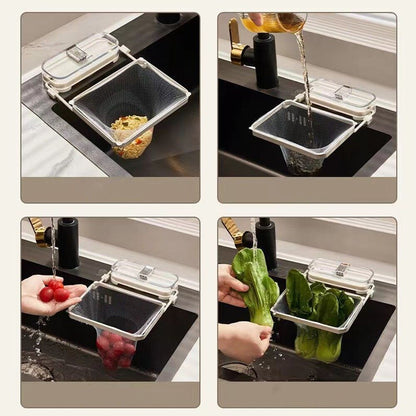Rynx | Suction Cup Kitchen Sink Filter Rack