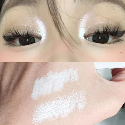 Rynx | White Eyeliner Multicolor Glitter Eyeshadow Pencils Eye Tip Brightening Waterproof High Gloss Silk Spinner Pencil Eye Makeup