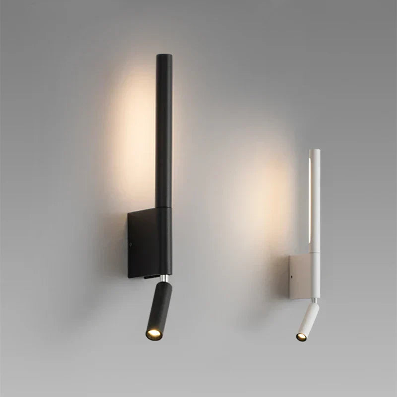 RYNX | Modern LED wall lamp for bedroom, adjustable hotel-style wall light