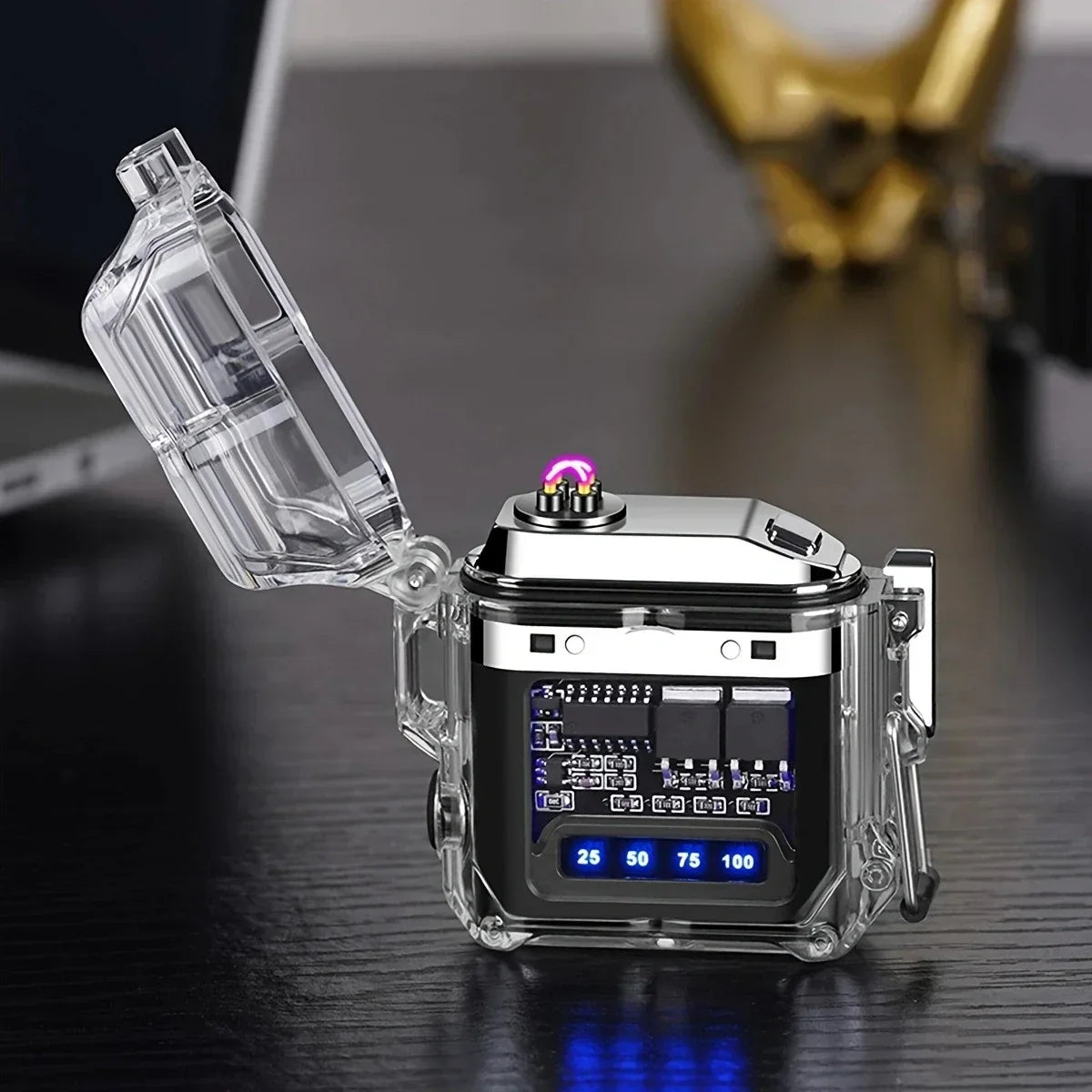 Rynx | One Piece Upgrade USB Charging Lighter with COB Lighting - Waterproof Arc Lighter and Flashlight Combo
