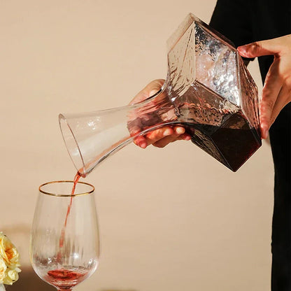 Rynx | Irregular Crystal Glass Wine Decanter