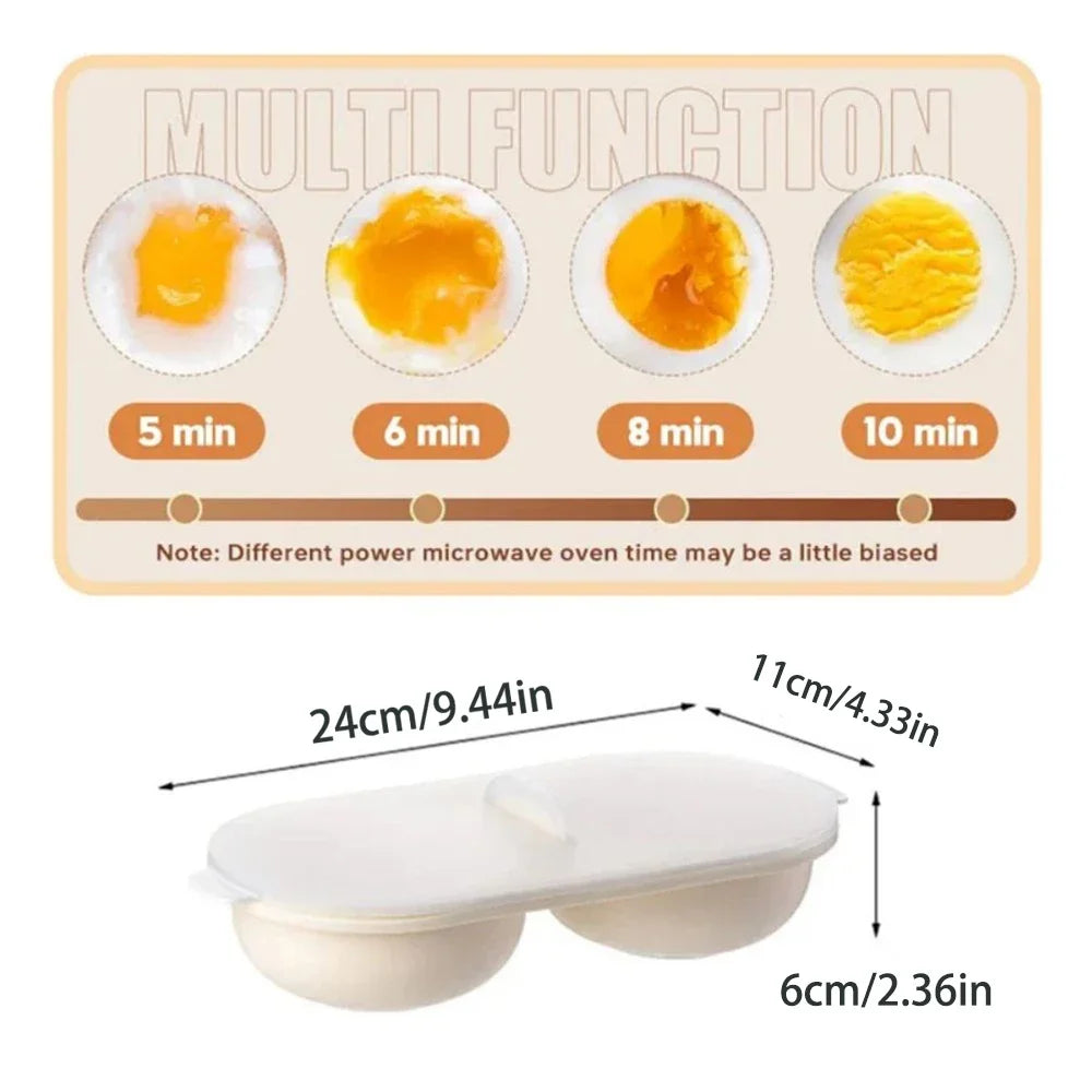 Rynx | Double Space Durable Microwave Egg Maker