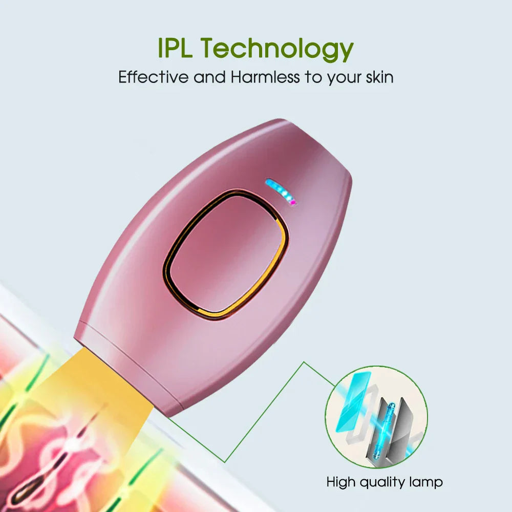 RYNX | Bikini Ipl 500,000 Flash Epilator Impulse Permanent Laser Epilator Painless For Women Hair Removal Home Use Devices