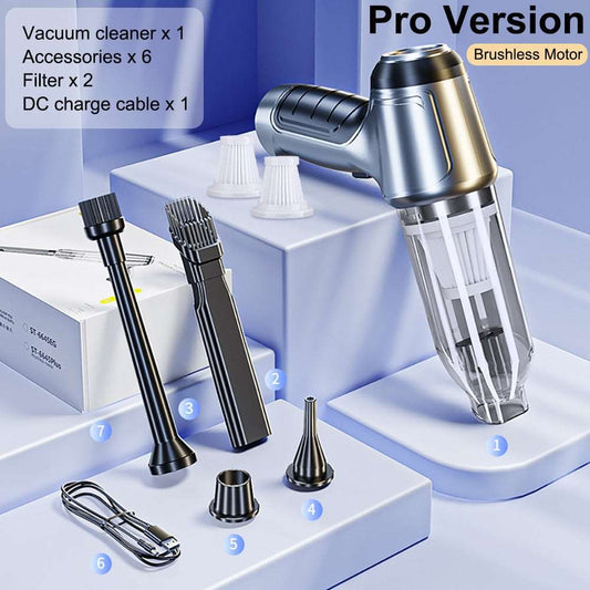 RYNX | Car vacuum cleaner 95000PA PROFESSIONAL VERSION PRO Version +2Filter