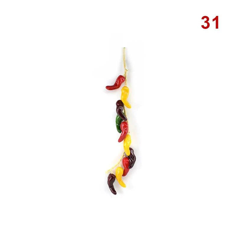 Rynx | Realistic Hanging Foam Fruit and Seafood Decoration for Home and Event Enhancement
