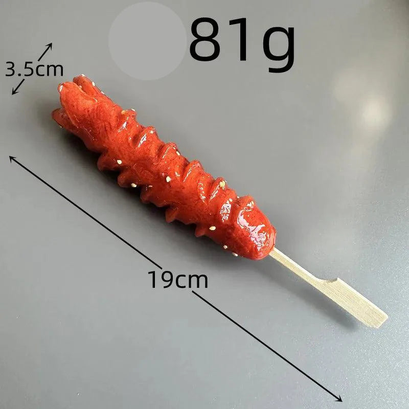 Rynx | Japanese BBQ Skewer Simulation Model - Fake Food Display Prop for Kitchen and Night Market