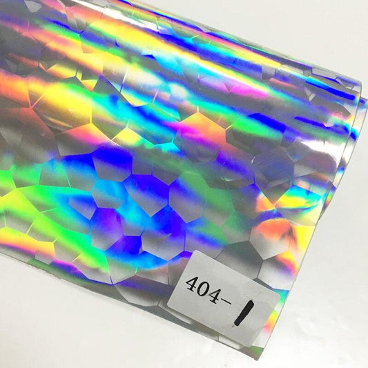 Rynx | Iridescent football pattern PVC jelly vinyl fabric - Ideal for creative projects