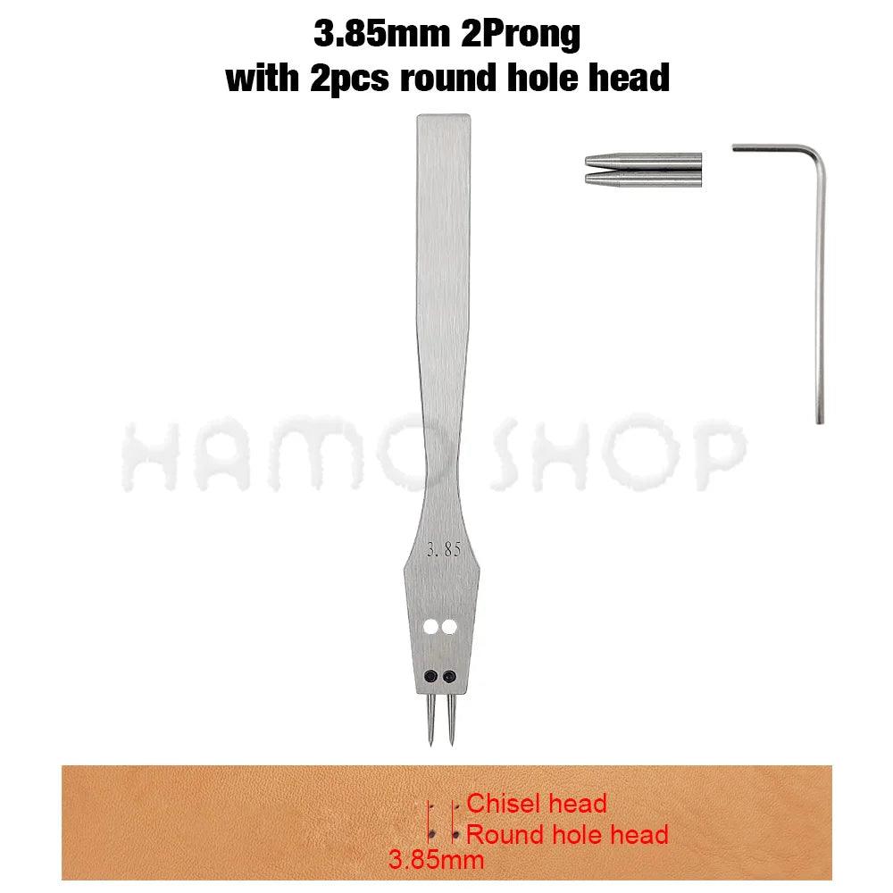 Rynx | Premium Replaceable Round Chisel Tool Set for Leatherworking