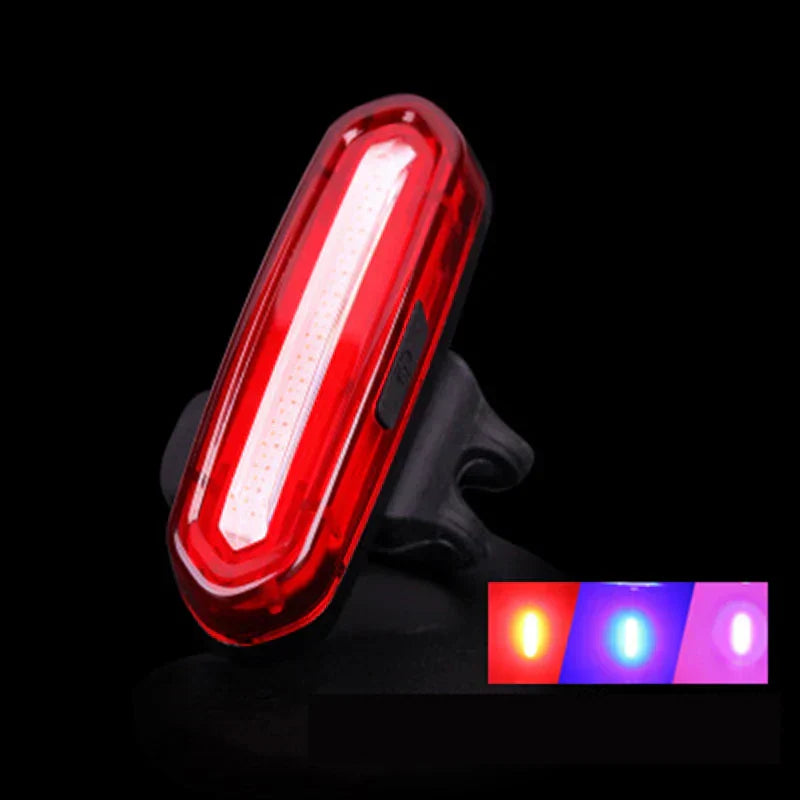 RYNX | Bylys - Waterproof rear light for mountain bike Blue powder red