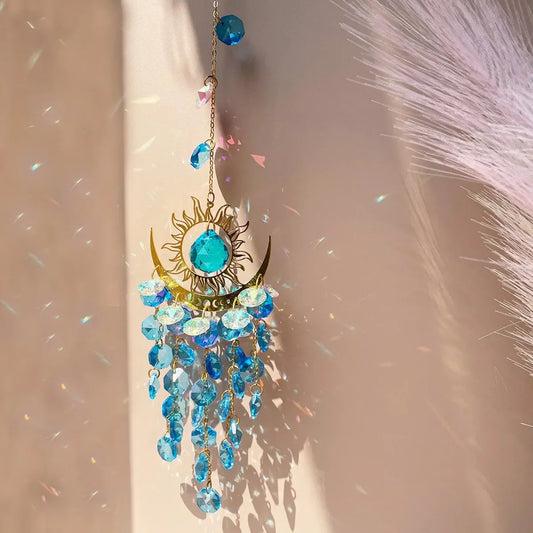 Rynx | Radiant Moonlit Quartz Prism Suncatcher