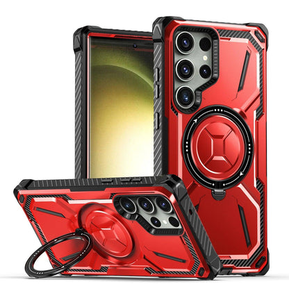 Rynx | Samsung Galaxy S23 Ultra/S23+ Plus Rugged Military Grade Shockproof Case with Magnetic Stand and MagSafe Support