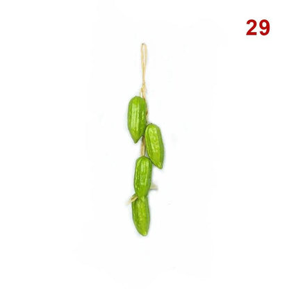 Rynx | Realistic Hanging Foam Fruit and Seafood Decoration for Home and Event Enhancement