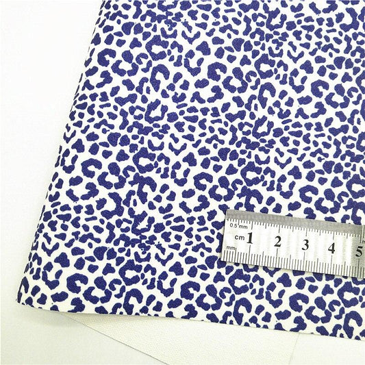 Rynx | Sparkling Yellow Leopard Print Suede Craft Sheets - A Must-Have for Creative Projects