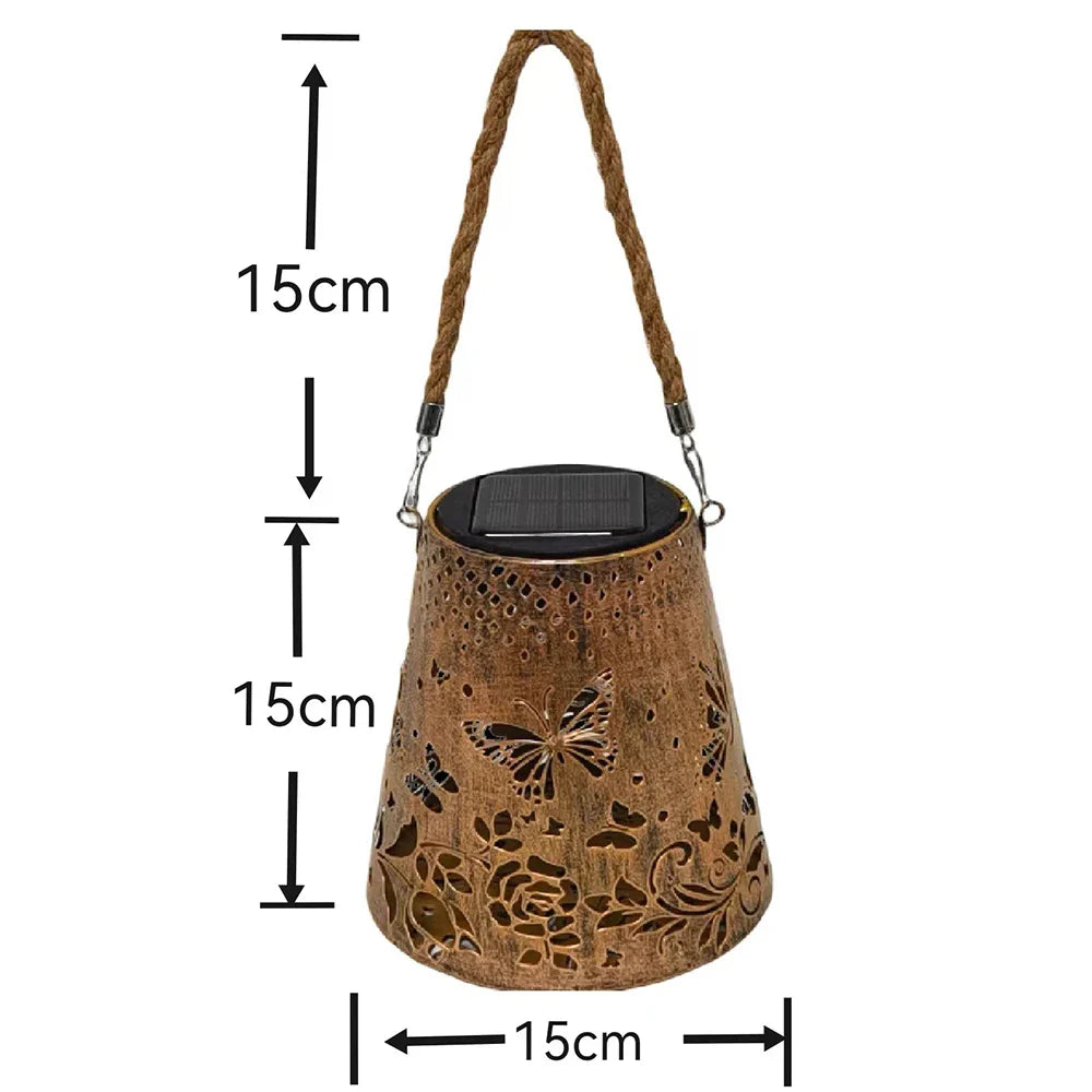 Rynx | Solar Floral Butterfly Hollow Latern Light