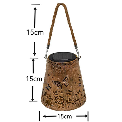 Rynx | Solar Floral Butterfly Hollow Latern Light