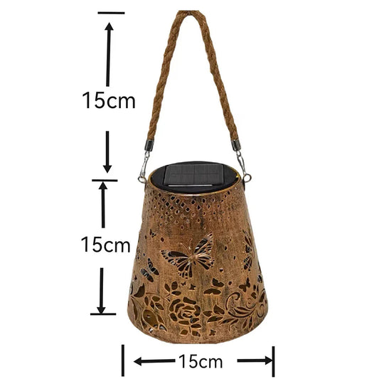 Rynx | Solar Floral Butterfly Hollow Latern Light