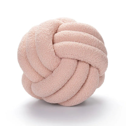 Rynx | Throw Pillow - Cozy - Hand-knotted Ball - Sheepskin