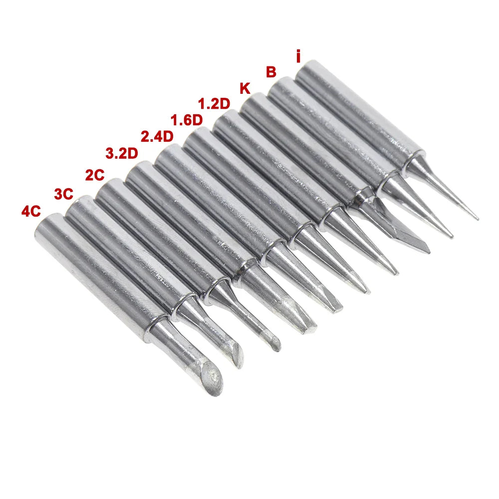 Rynx | 10pcs 900M Soldering Iron Tips Set | Internal Heated Welding Nozzle | Lead-Free Solder Heads for Solder Irons