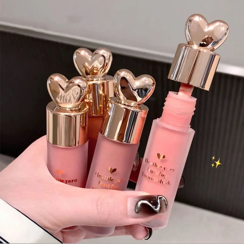 Rynx | Sweet monochrome soft fog liquid blush natural cheek color tinted blush milk strawberry face blusher rouge Korean makeup cosmetics
