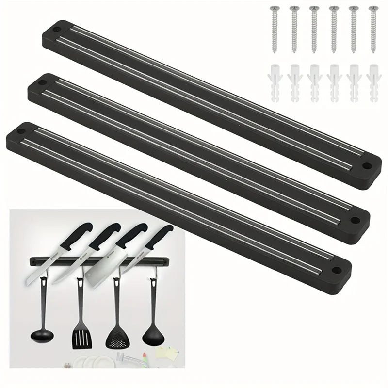 Rynx | Versatile Magnetic Wall-Mounted Knife Holder and Storage Rack for Kitchen and Warehouse Tools