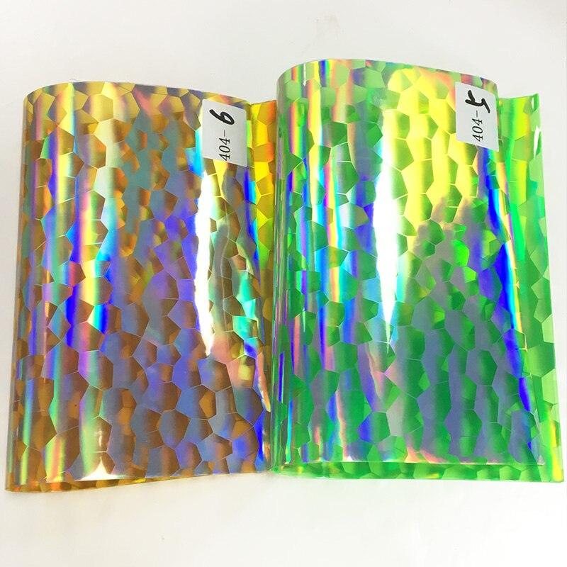 Rynx | Iridescent football pattern PVC jelly vinyl fabric - Ideal for creative projects